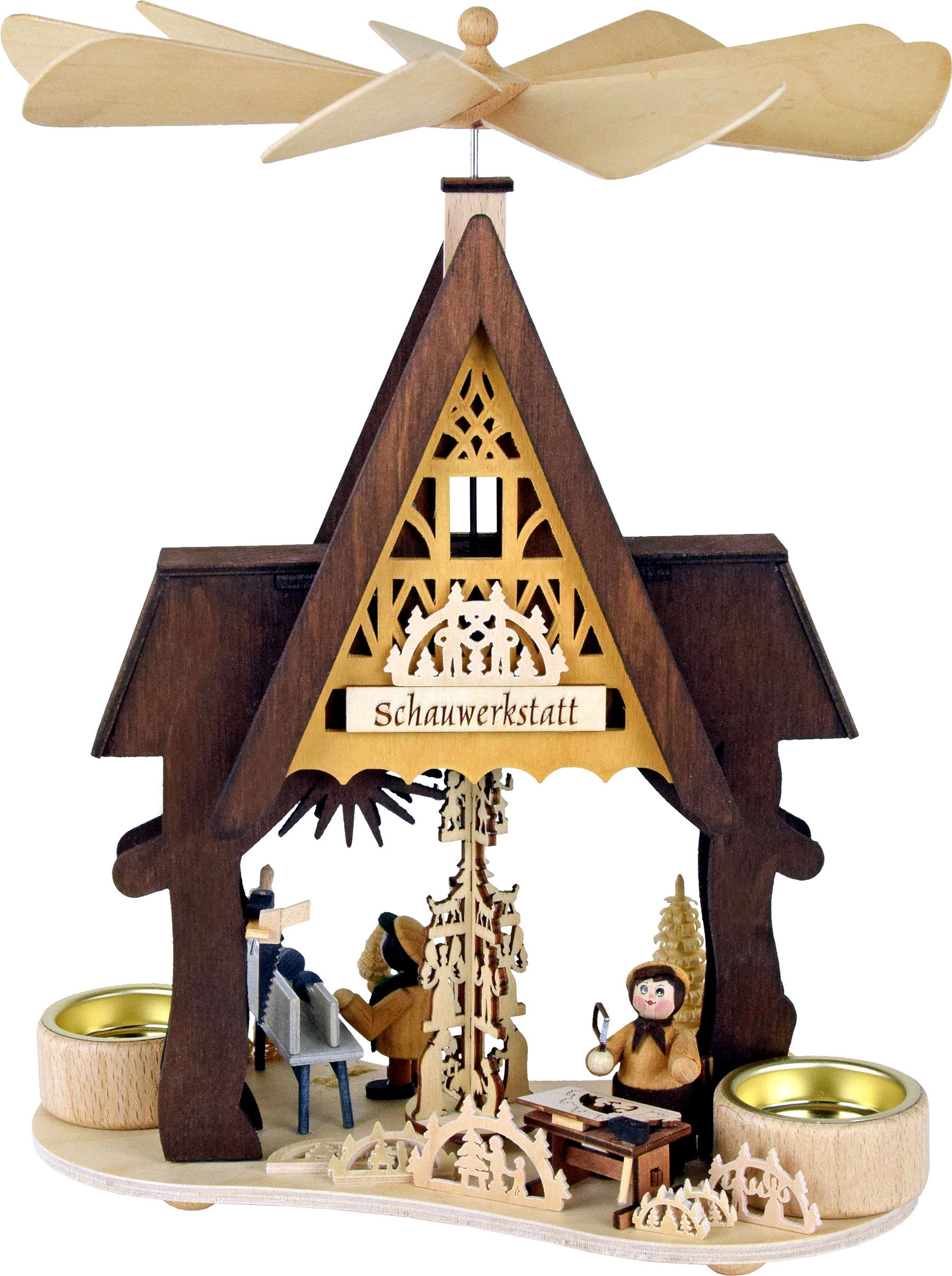 House pyramid, half-timbered house, show workshop