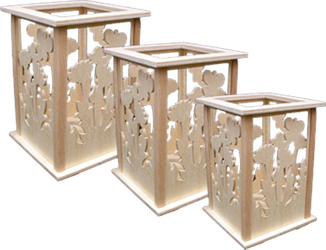 Table lamp for crafting, dandelion, large