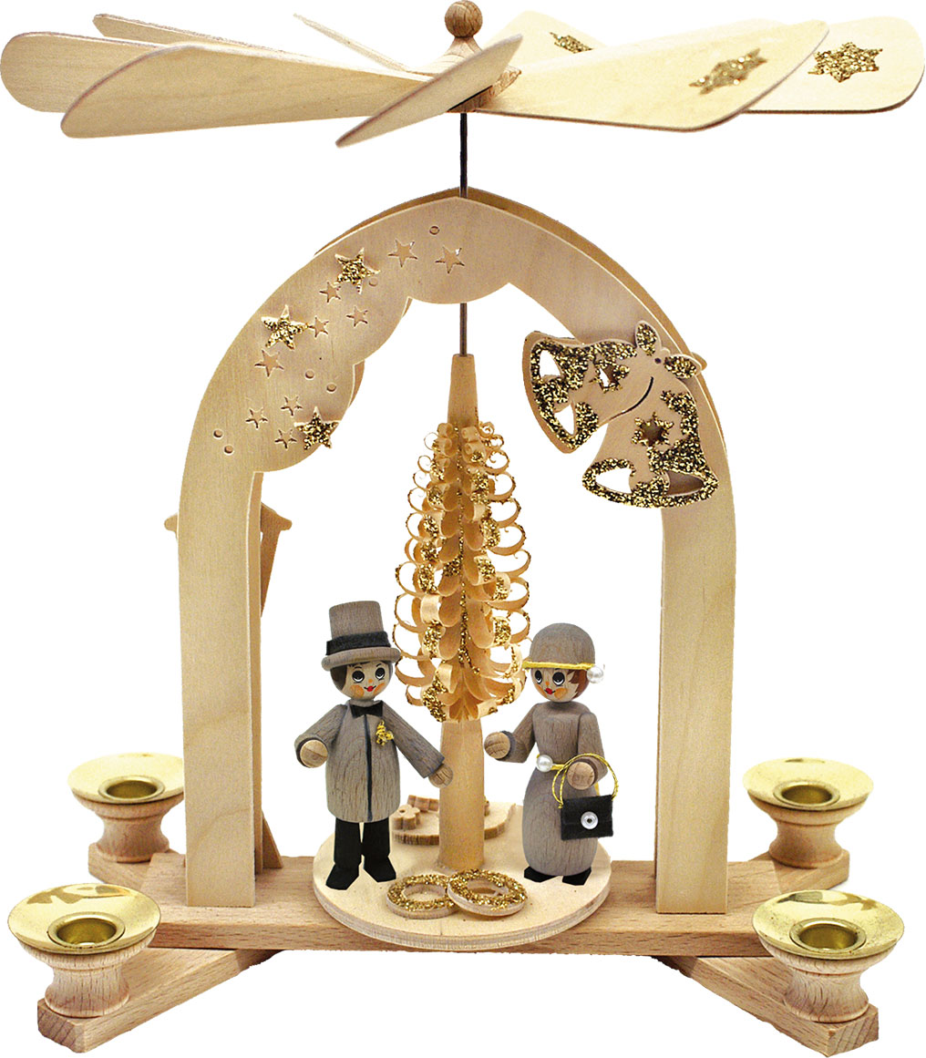 Star arch pyramid, golden wedding anniversary