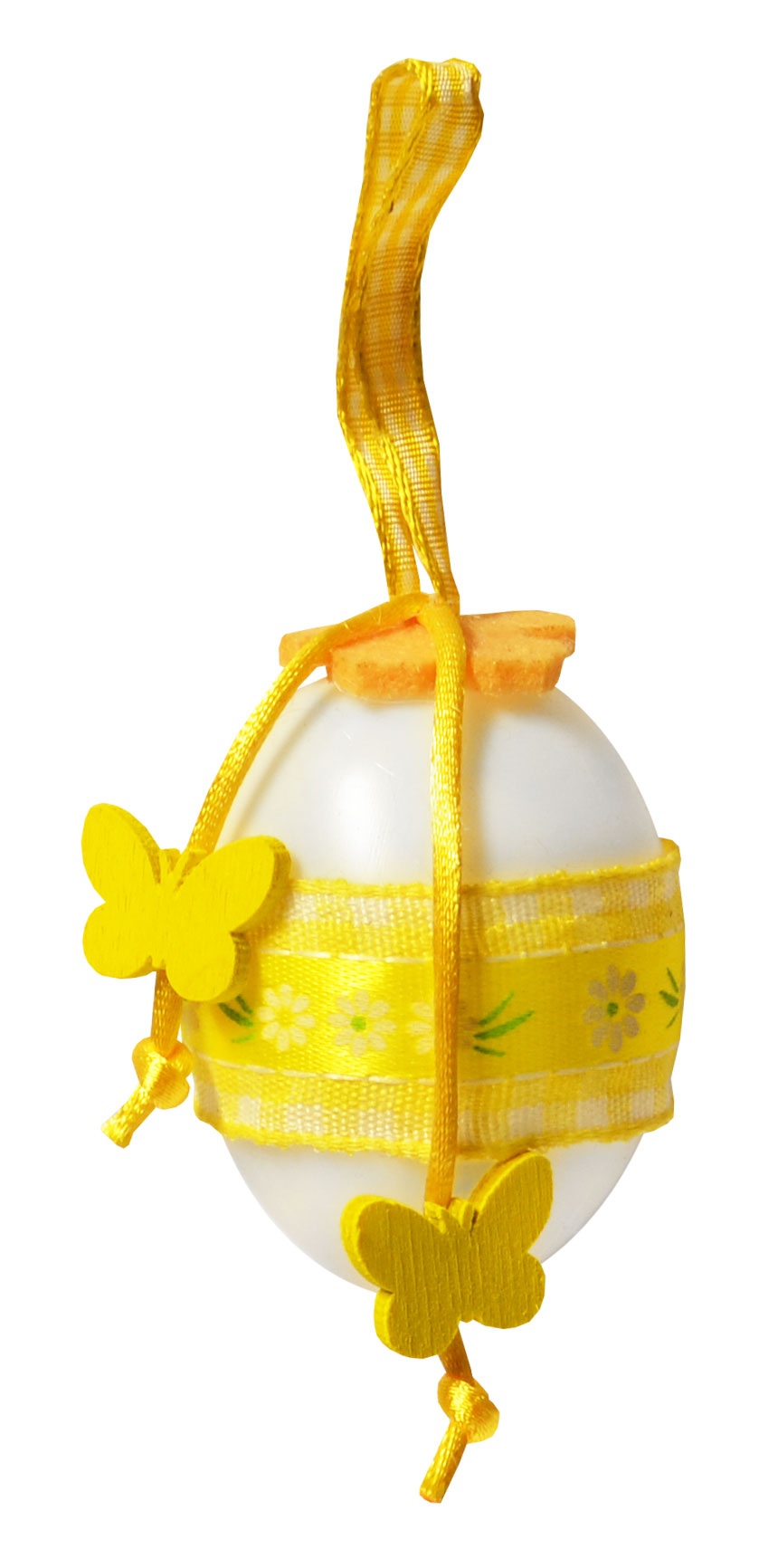 Baumbehang Oster-Deko-Ei aus Kunststoff, mit Zubehör