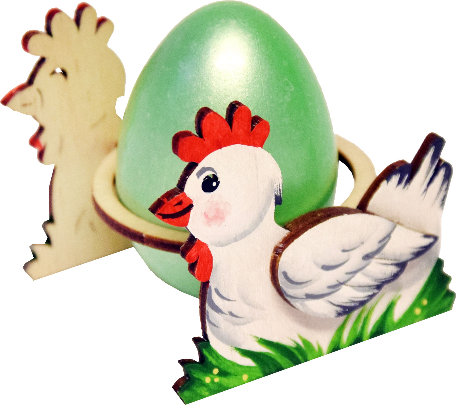 Eierhalter zum Basteln, Huhn