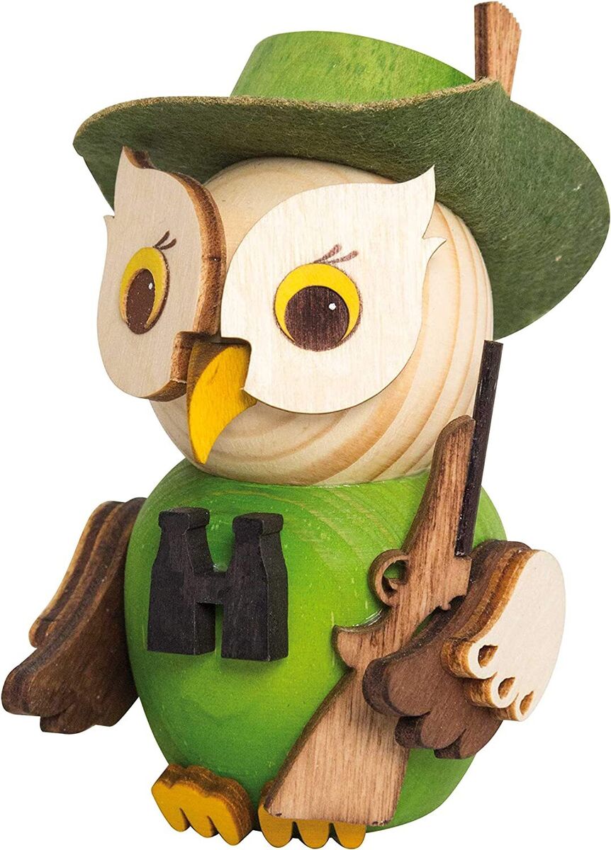 Mini uil jager ca. 7 cm