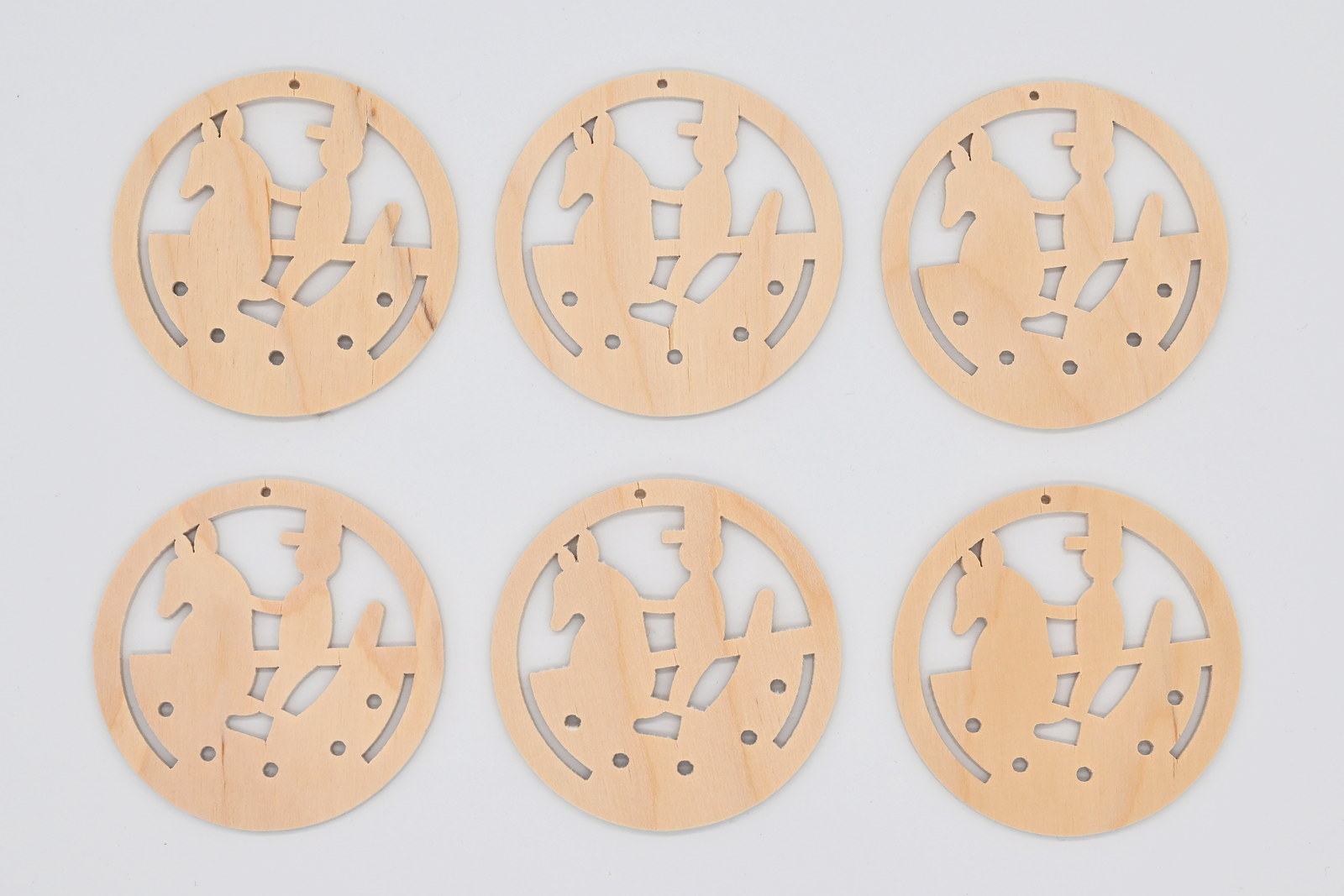 Minibild Reiter, 6 Stck. Folietüte