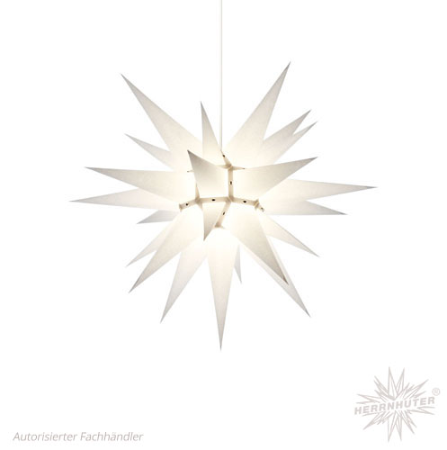 Herrnhut star i6, white paper, 60 cm