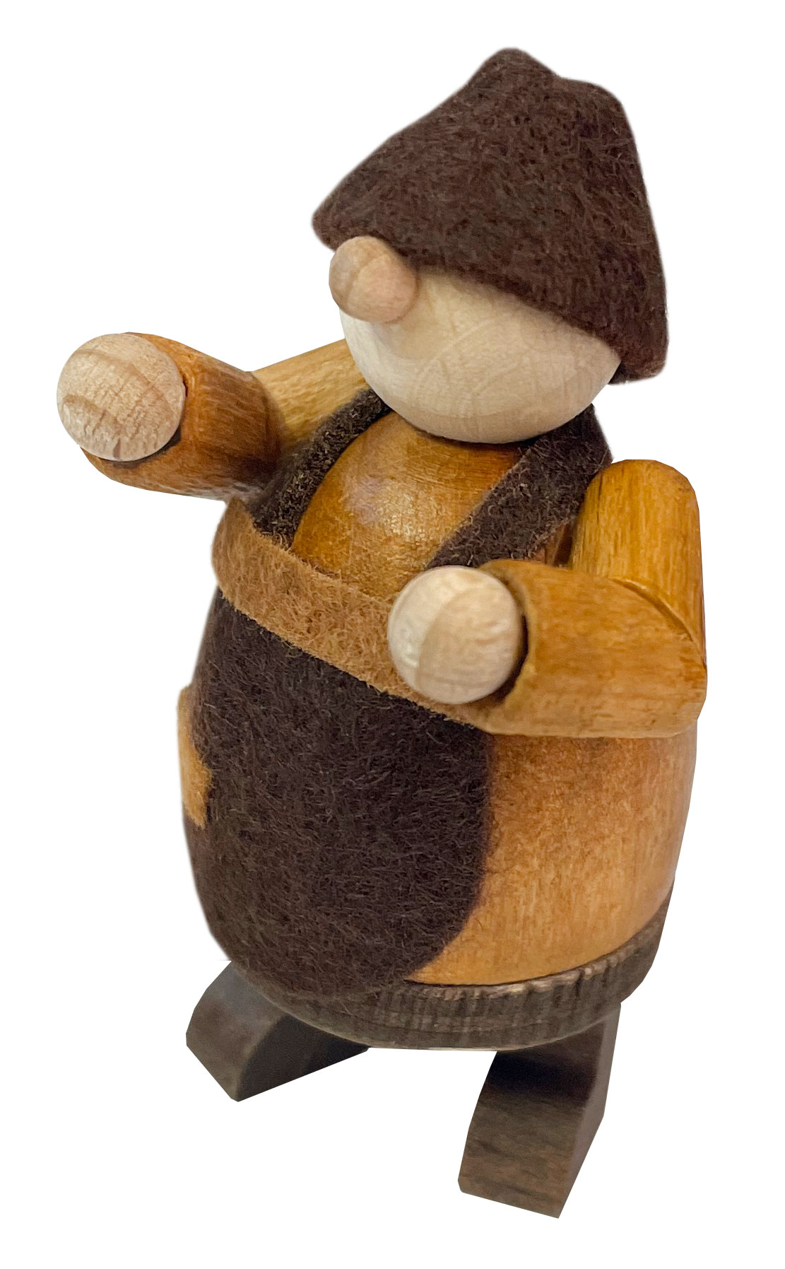 Figur, Walki, braune/hellbraune Schürze Figur, Walki, braune/hellbraune Schürze