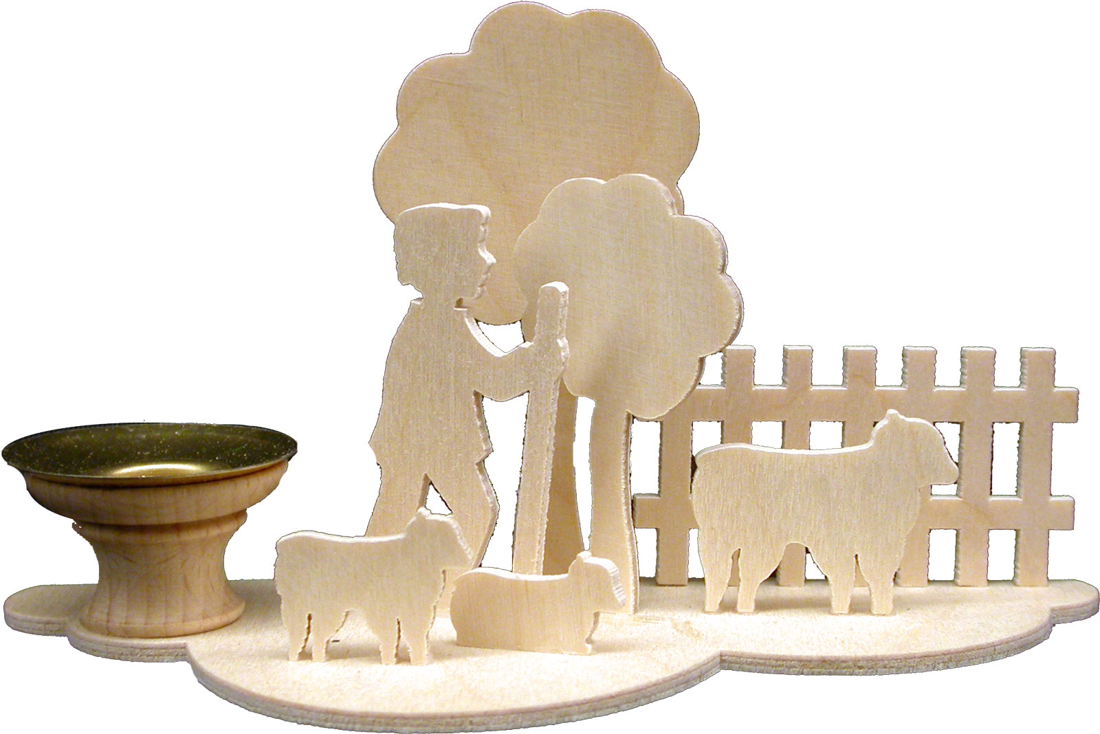 Table decorations for crafting, boy with sheep