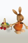 Osterhase, Stupsi Hase mit Eierwagen ca. 12 cm