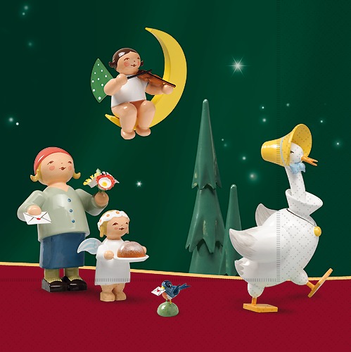 Servietten Geburtstagszug