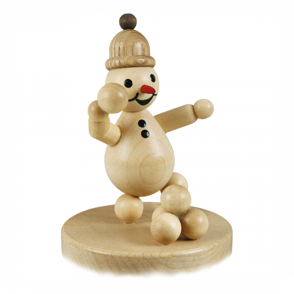 Schneemann, Junior, Schneeballwerfer Sockel 8 cm