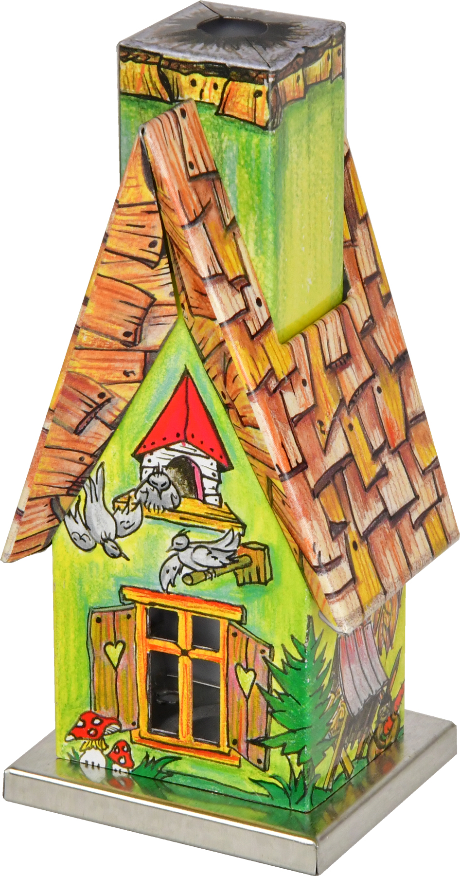 No.7 KNOX hut, green KNOX incense hut, metal