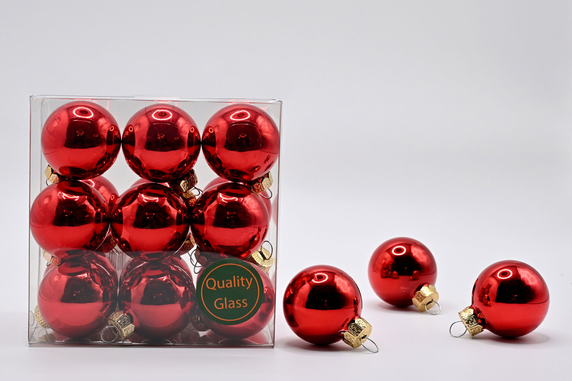 12 replacement balls, red/plain, for 9990-68/38