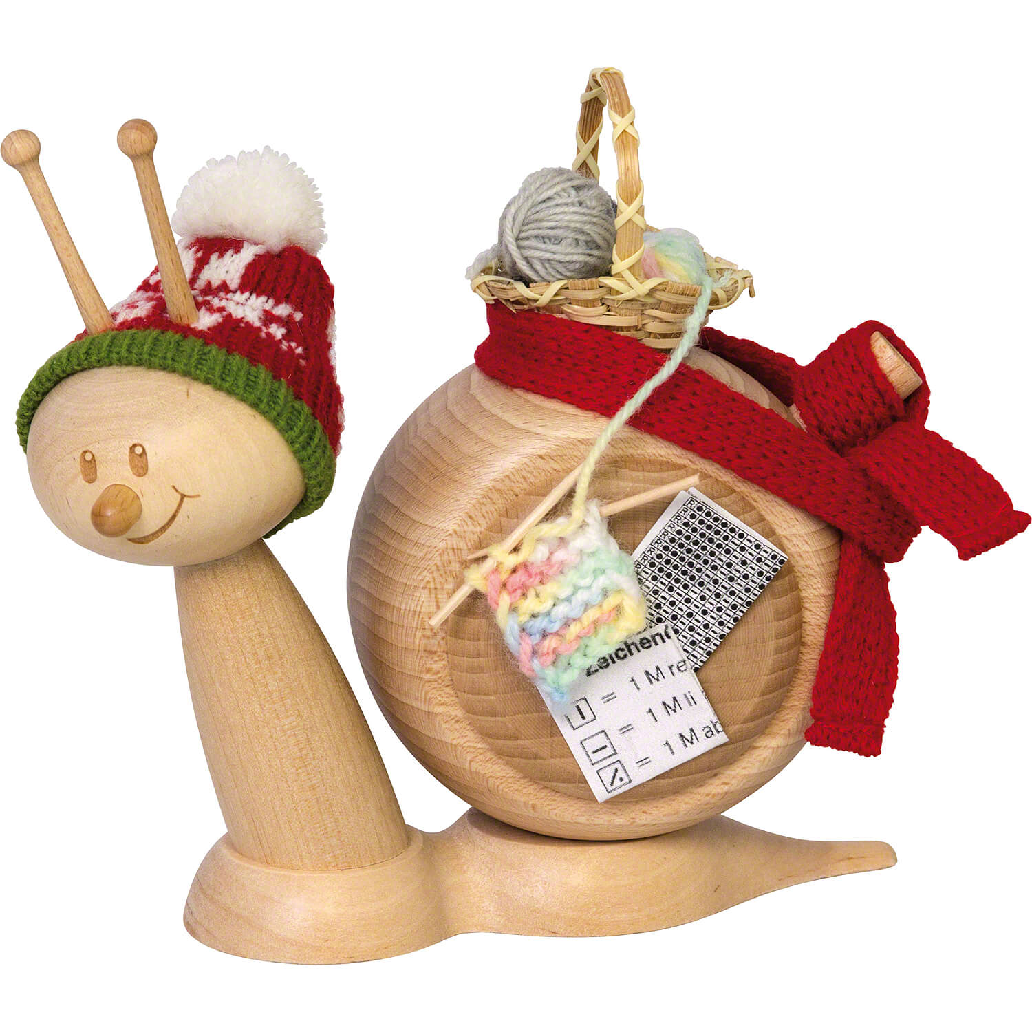 Snail with knitting kit
