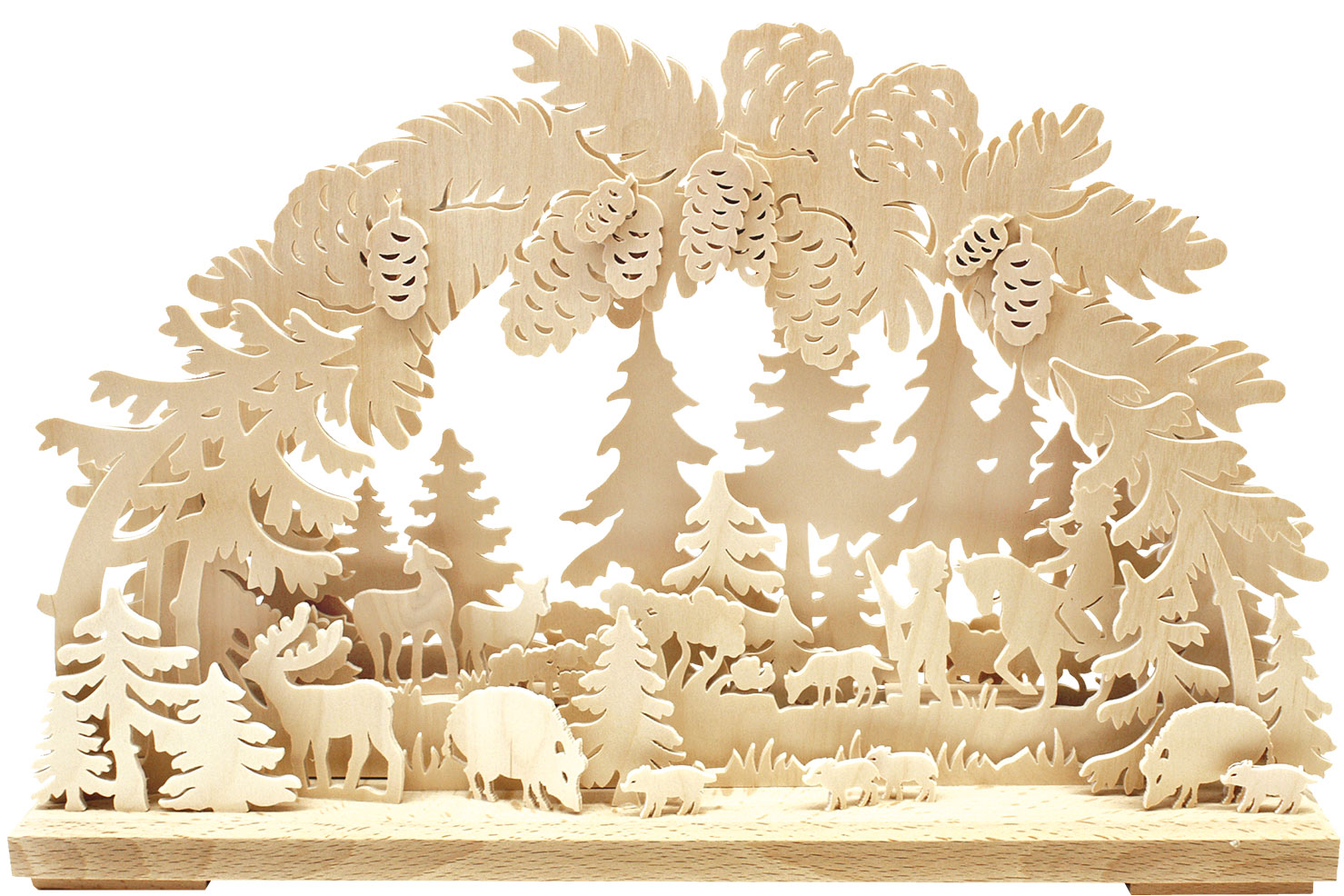 3D candle arch, small, hunting