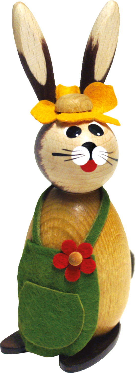 Kuffihase, green apron