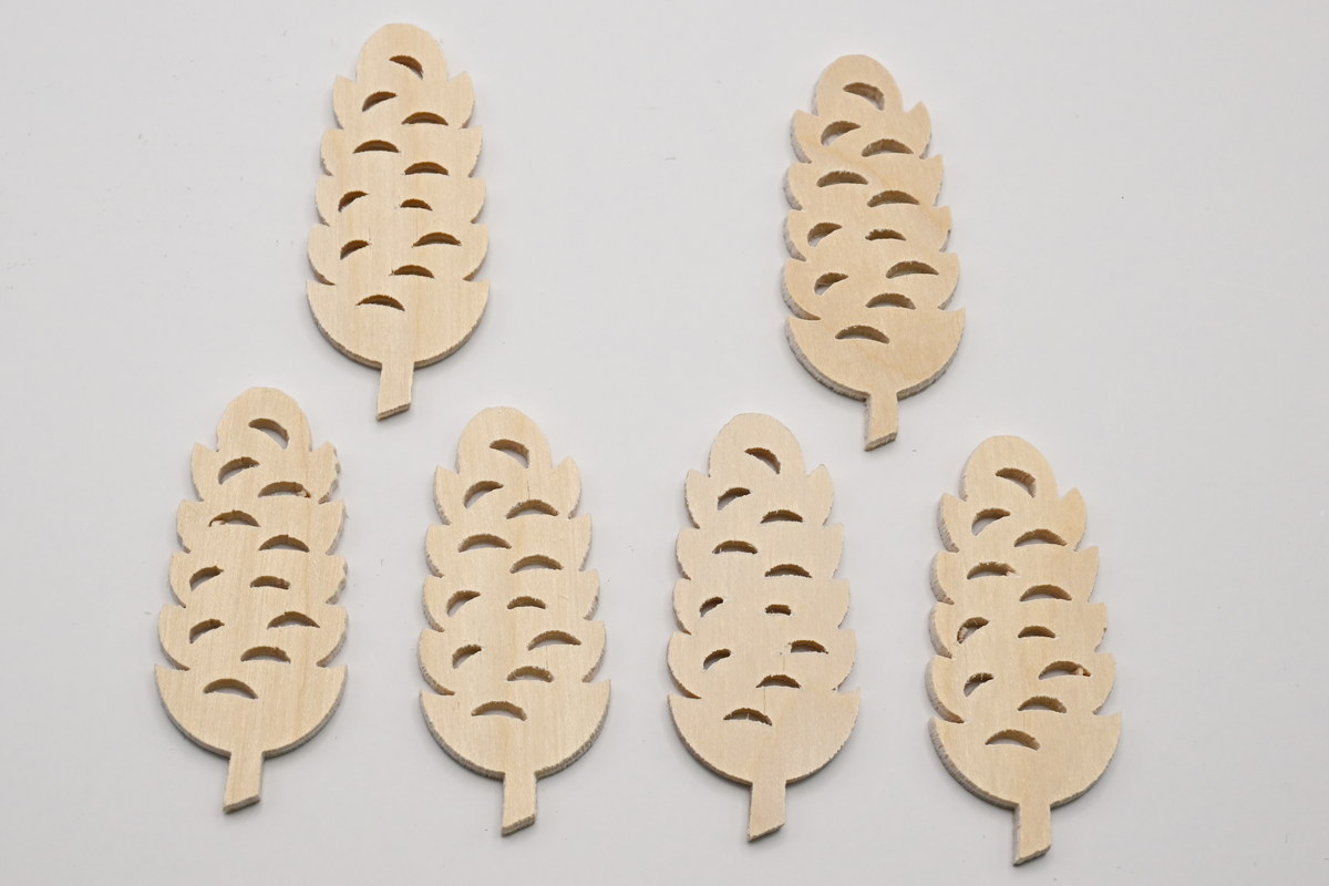 6er set Zapfen, 4,5 cm