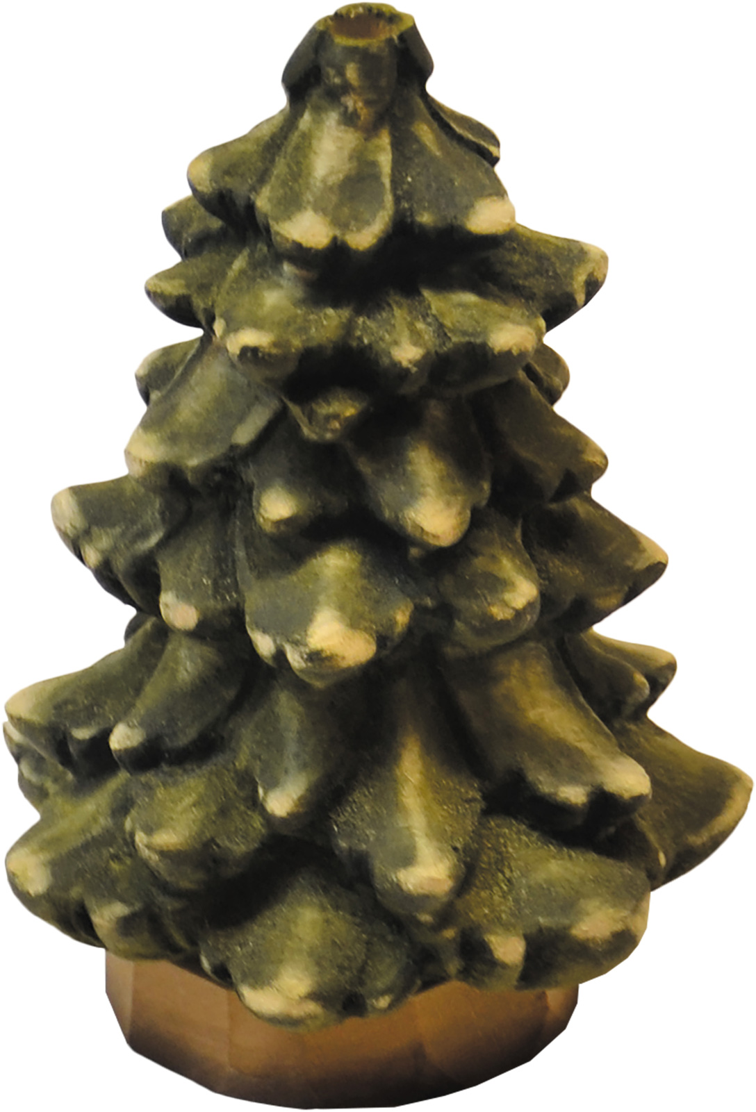 Smoking fir tree made of solid wood, mgr.,colori
