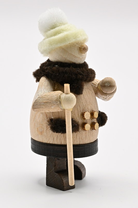 Molli Spaziergängerin, bílá vlněná čepice, výška 7 cm