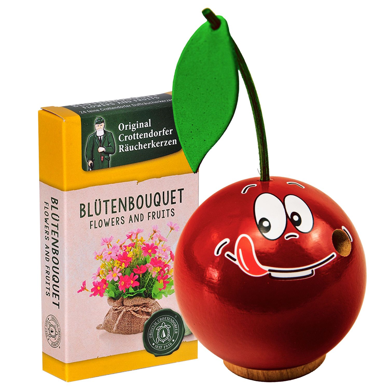 Freche Früchtchen Kirche inkl. Räucherkerzen Blütenbouquet