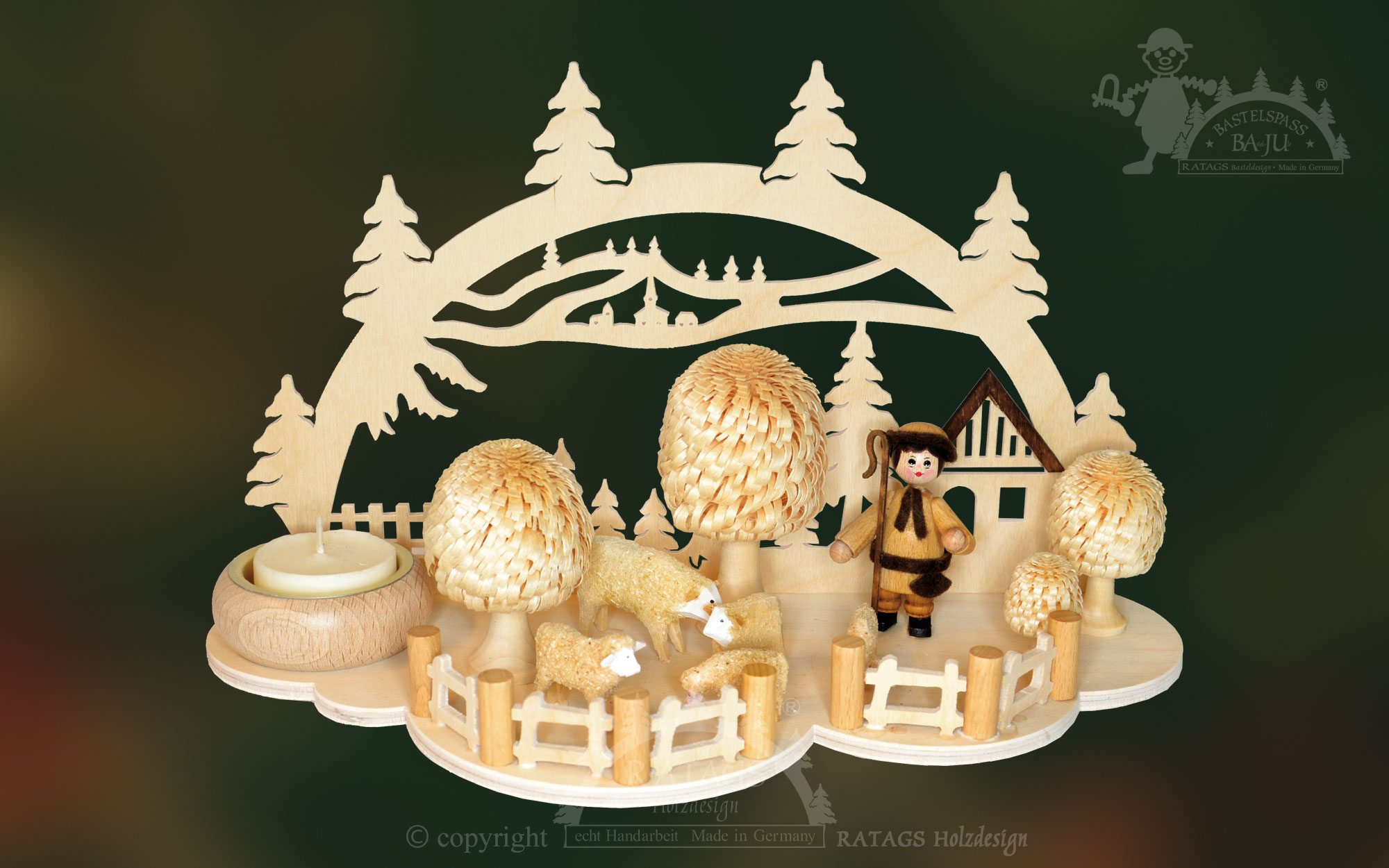 Table decorations for crafting