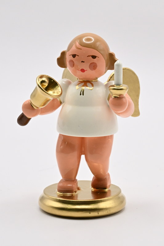 Engel mit Licht, weiß/gold