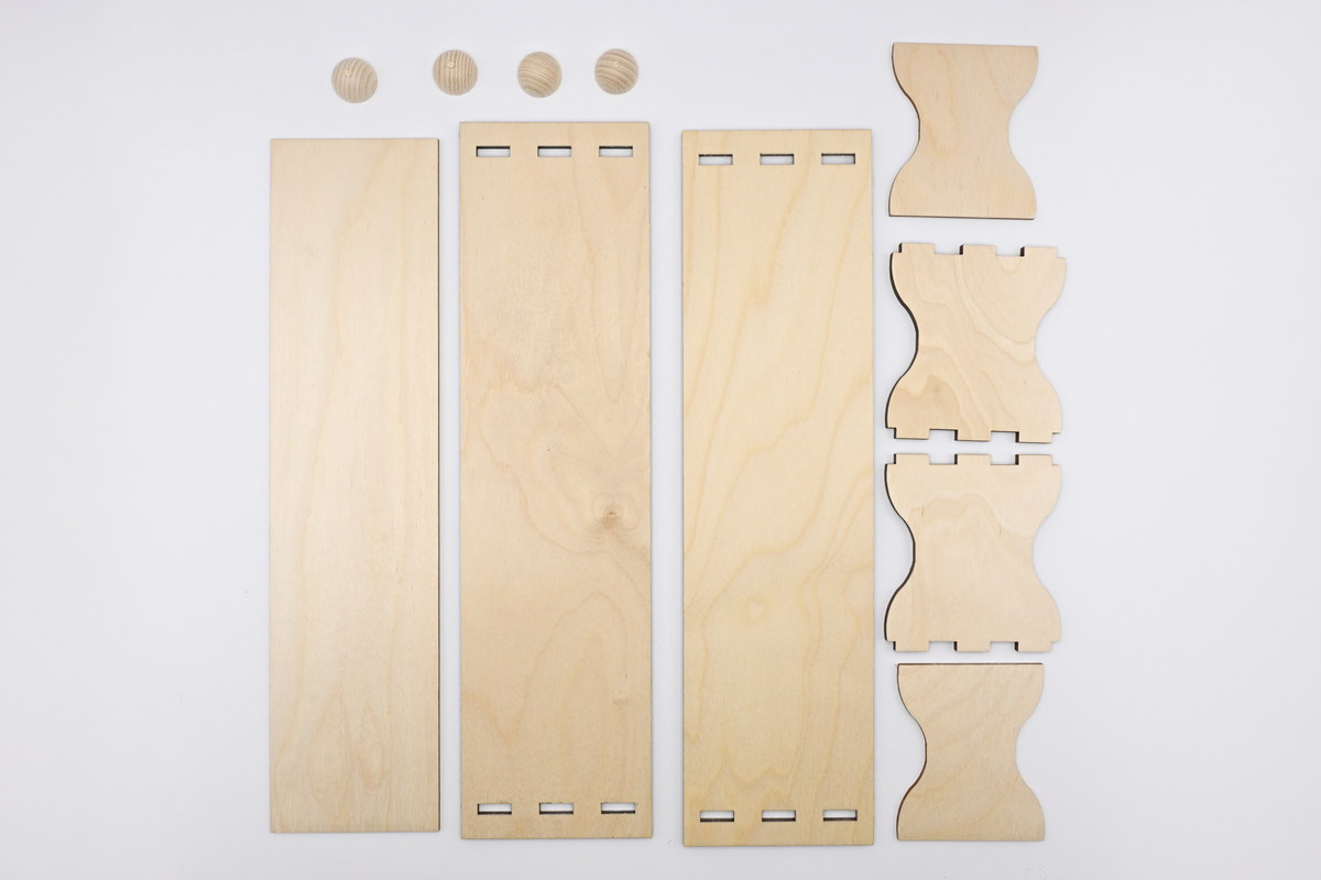 Room light, small, craft set, as a base or shelf