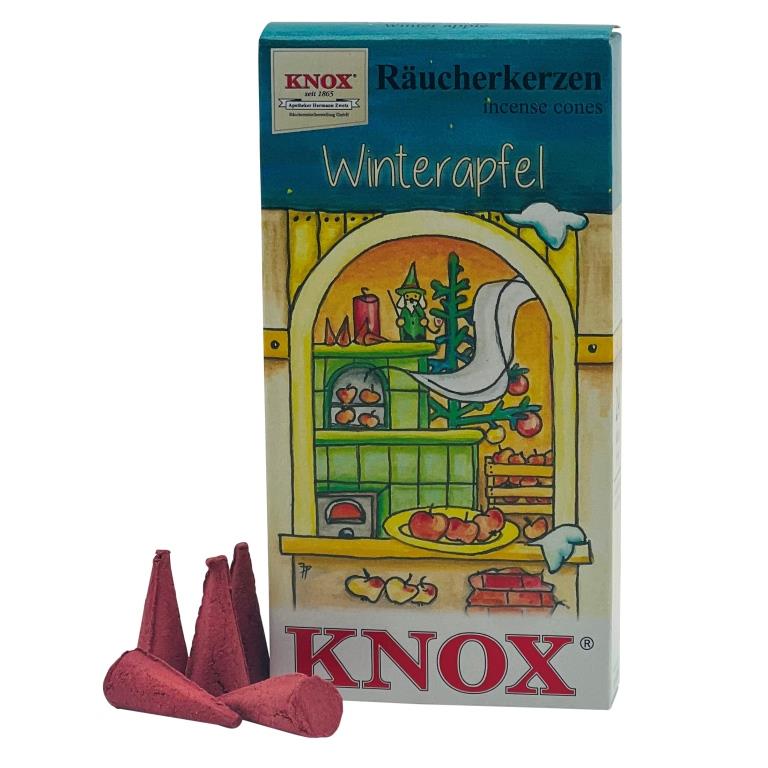 KNOX incense cones Christmas bakery, winter apple