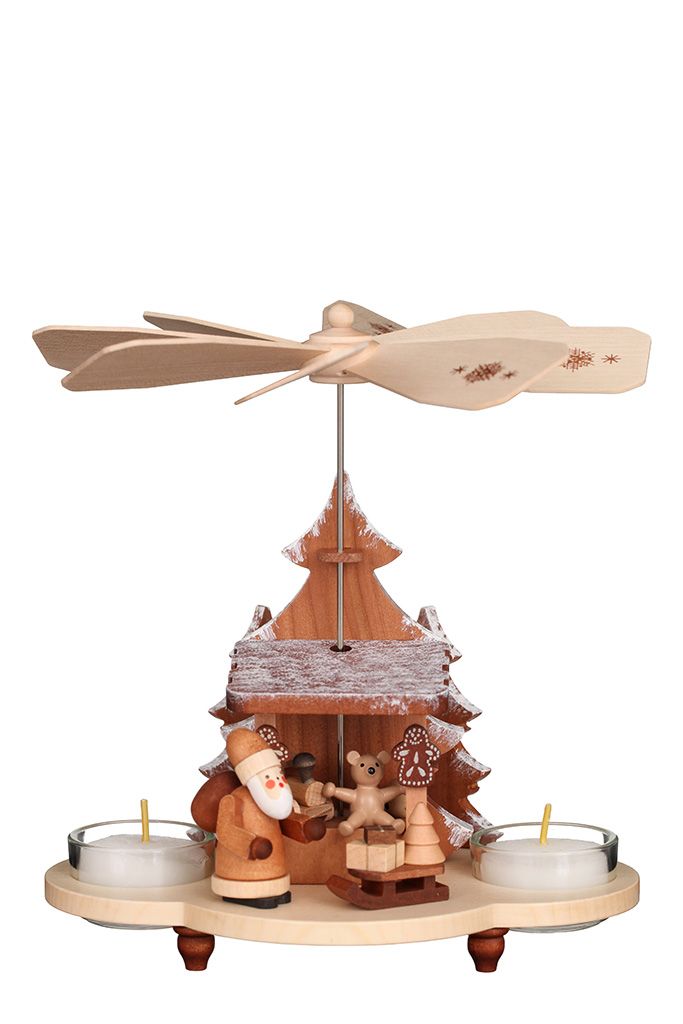 Pyramide Julenissen på Striezelmarkt natur