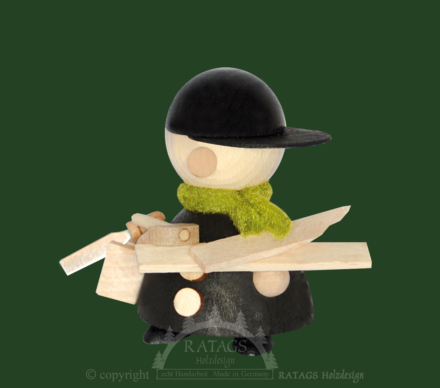 Molli as a carpenter's apprentice