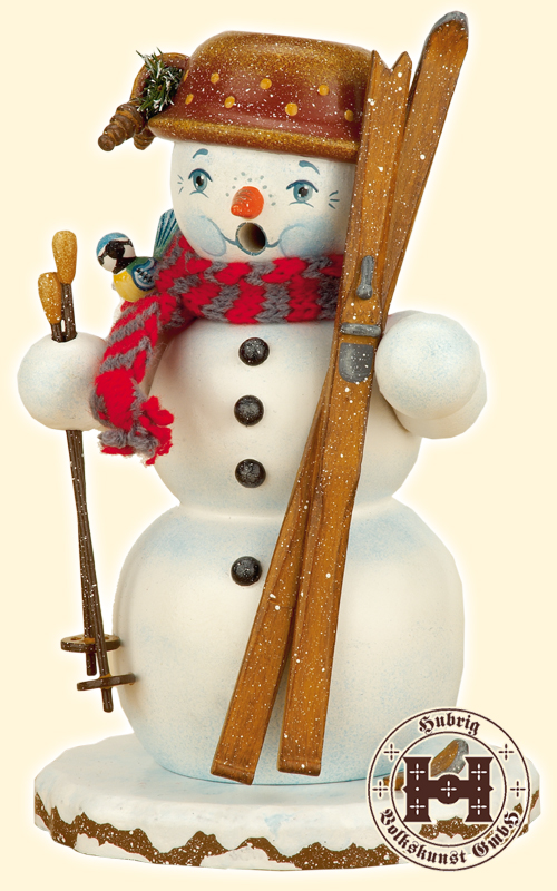 Incense burner, snowman