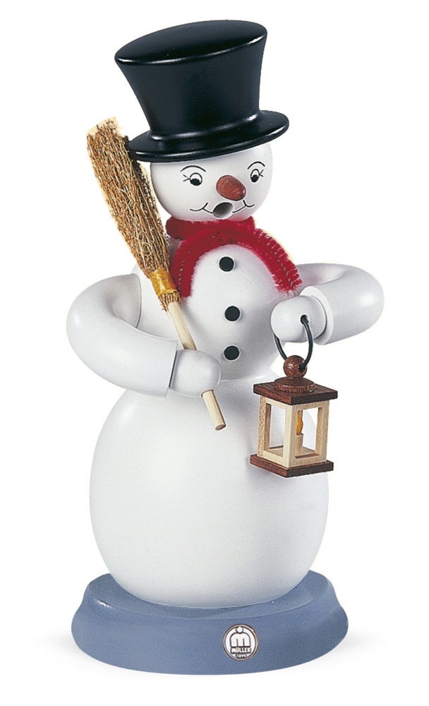 Schneemann Groß farbig