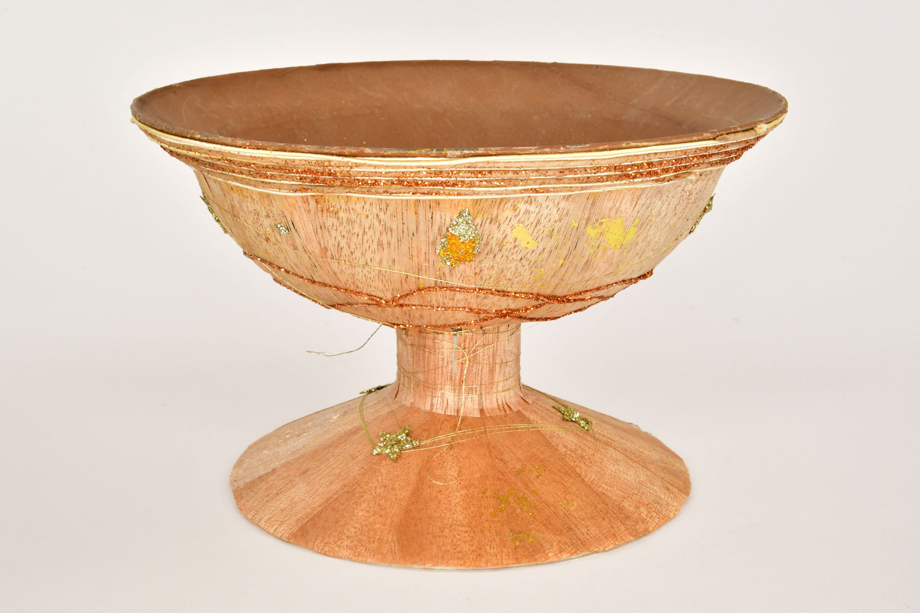 Pflanzgefäß Sisal mit Naturmaterialien Pokal
