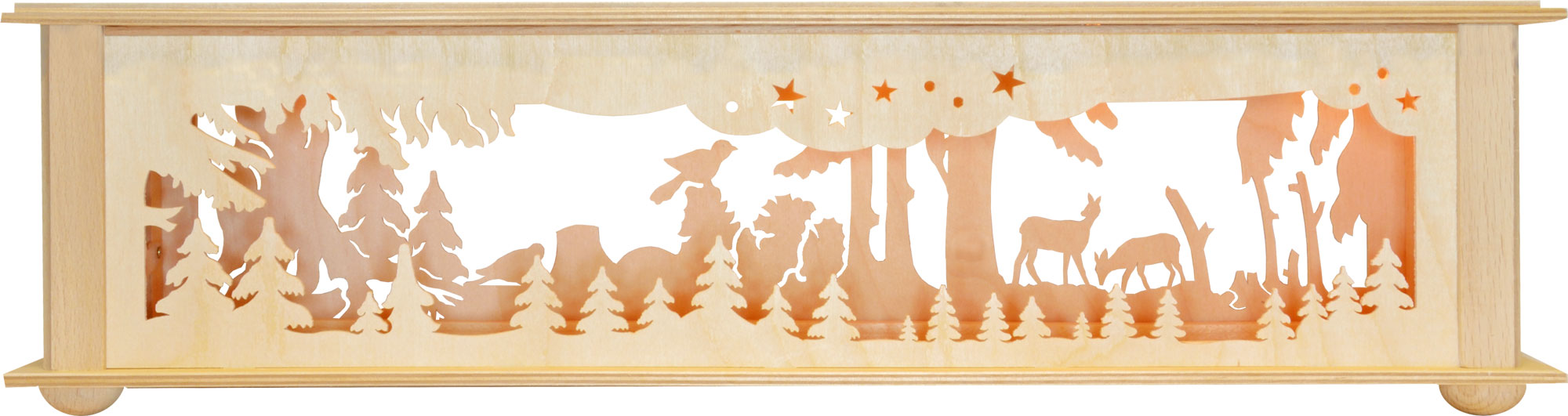 Room light for crafting, small, forest with deer