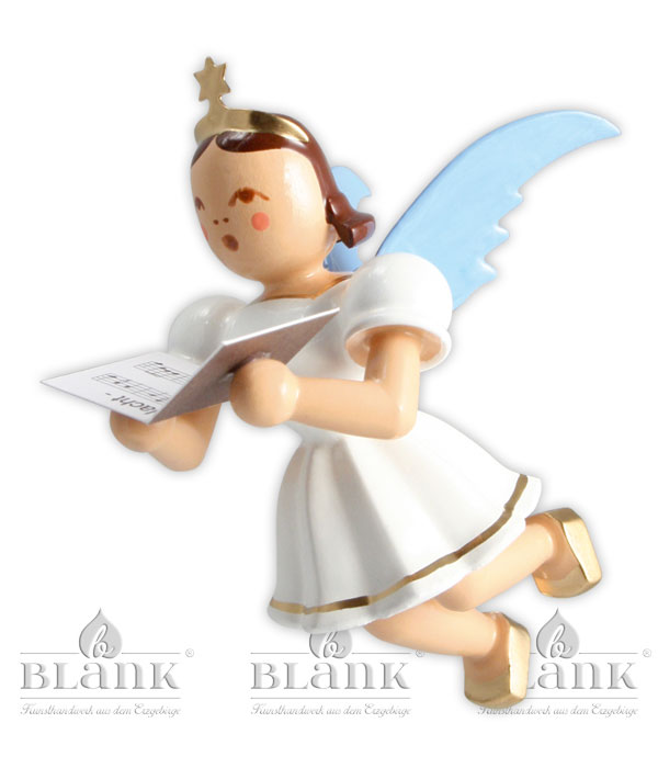 Floating angel singer, coloured