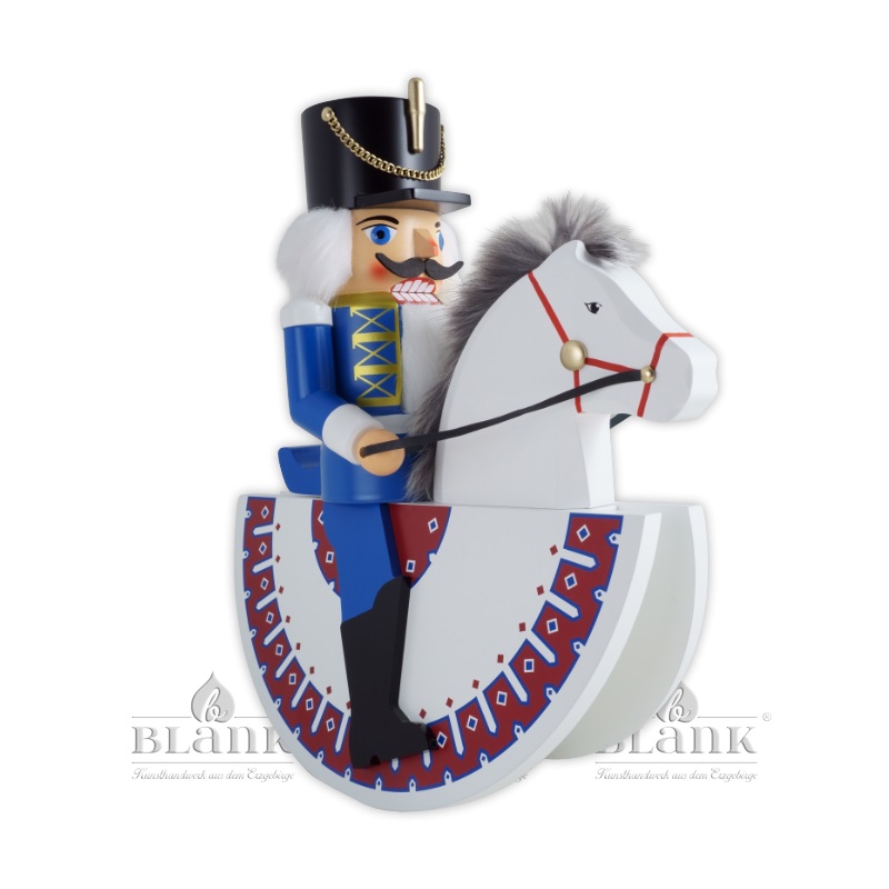 Ussaro blu come cavaliere