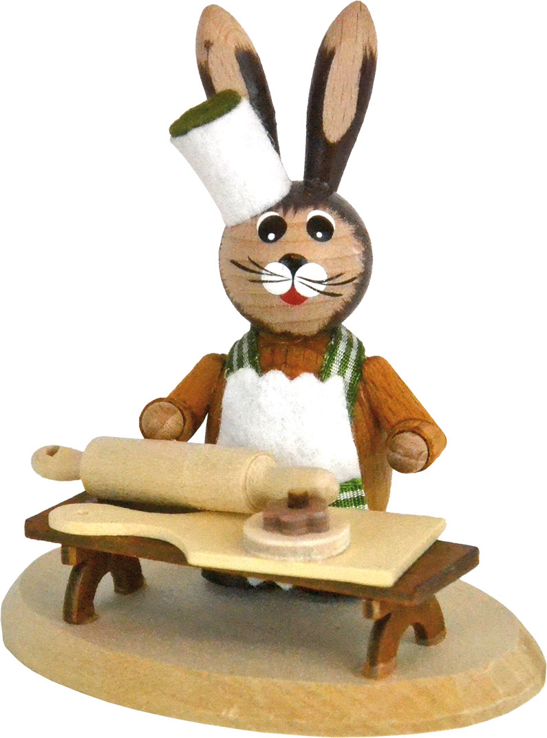 Osterbäcker, mit Nudelholz Osterbäcker, mit Nudelholz