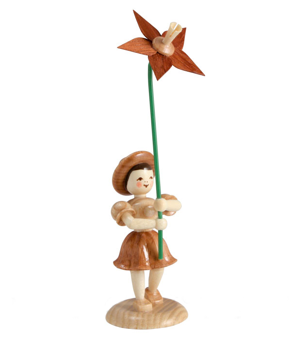 Blumenkind mit Lilie, natur Blumenkind mit Lilie, natur