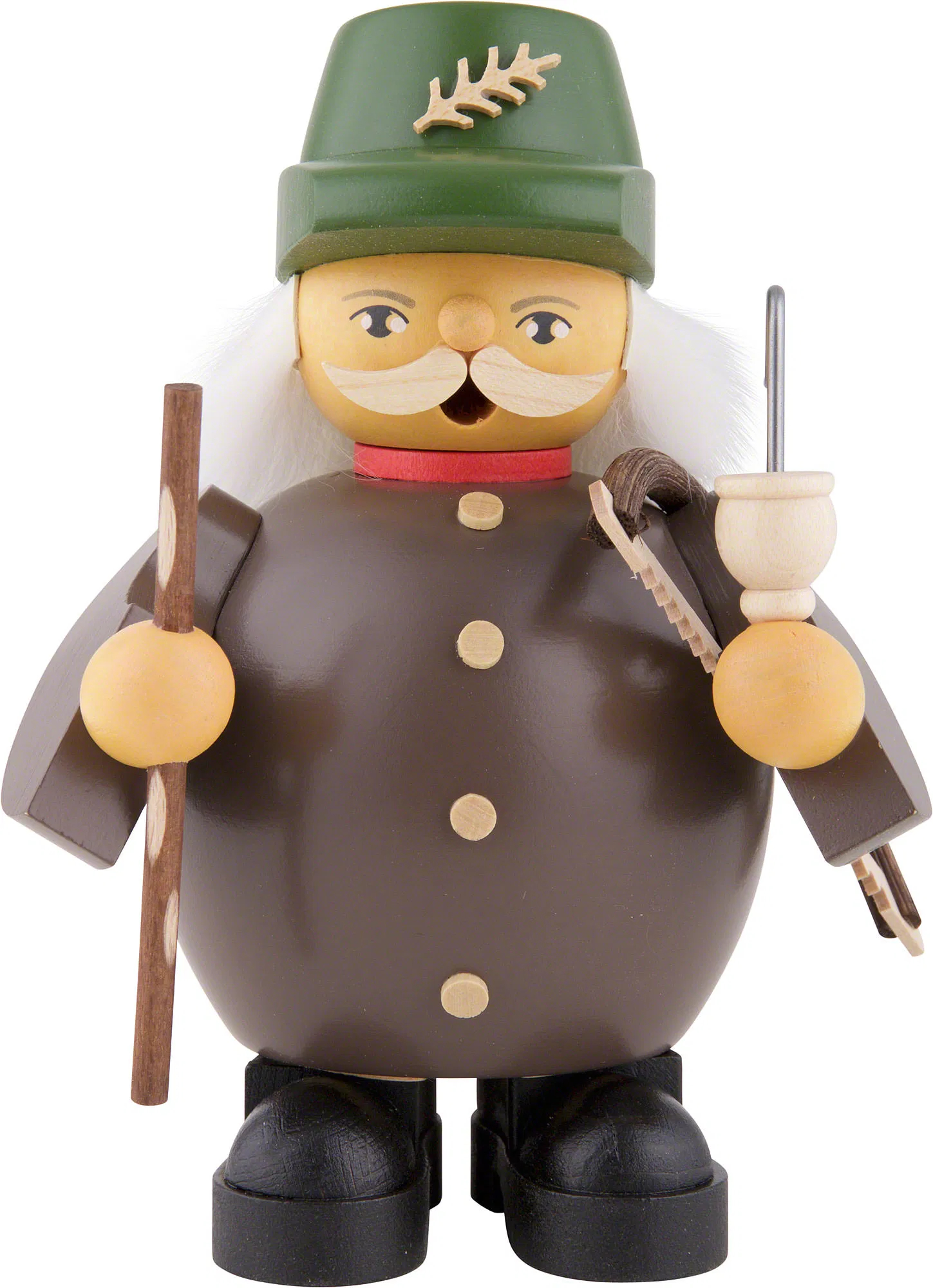 Incense burner, forest worker, grey