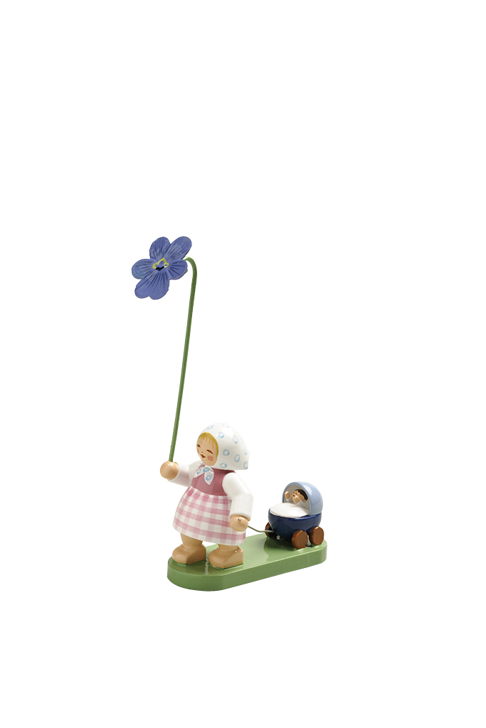 Mädchen mit Veilchen