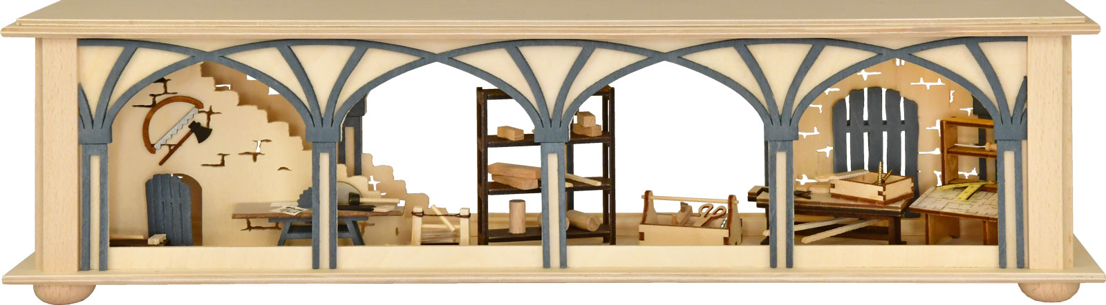 Raumleuchte kl., Tischlerlager grau Raumleuchte kl., Tischlerlager grau