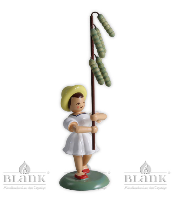 Blumenkind Haselblüte farbig