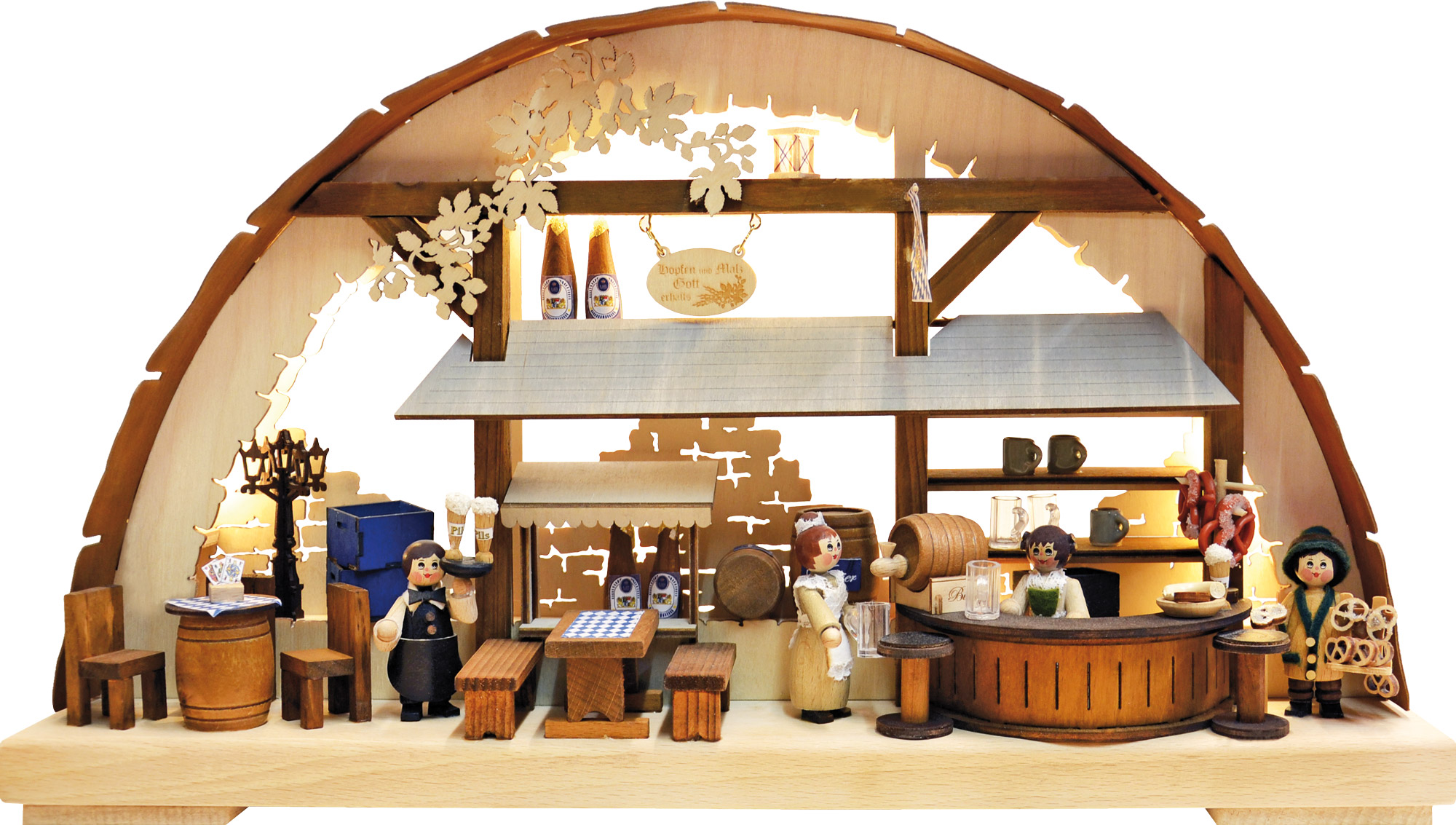 3D-lysbue liten, bryggeri