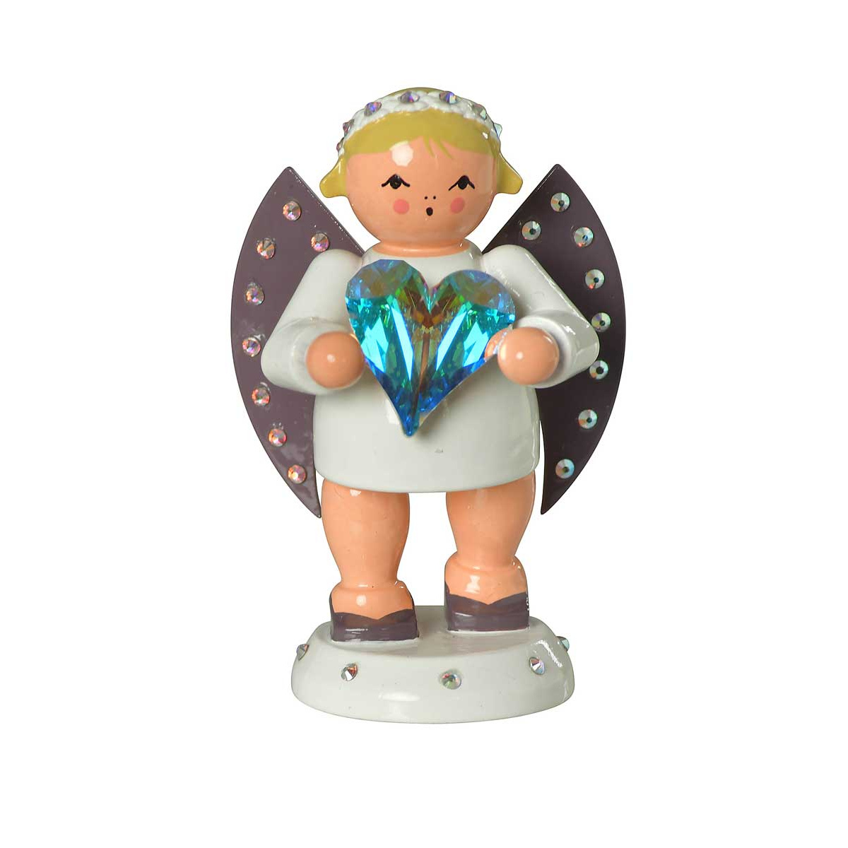 Magic messenger with colourful Swarovski heart