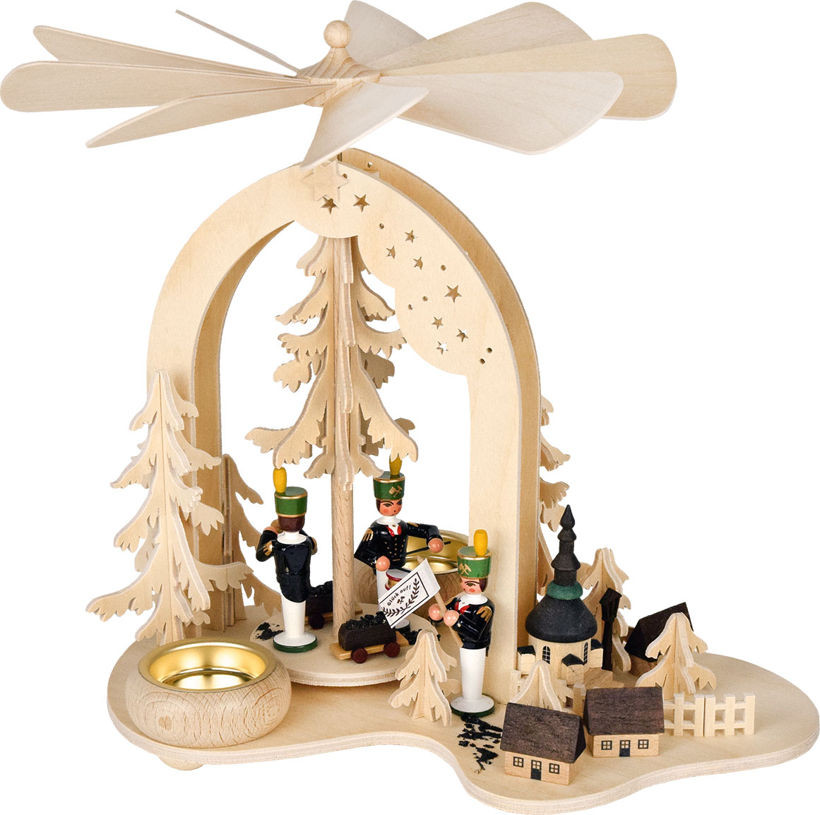 Sternbogenpyramide, 3 Bergmänner Sternbogenpyramide, 3 Bergmänner