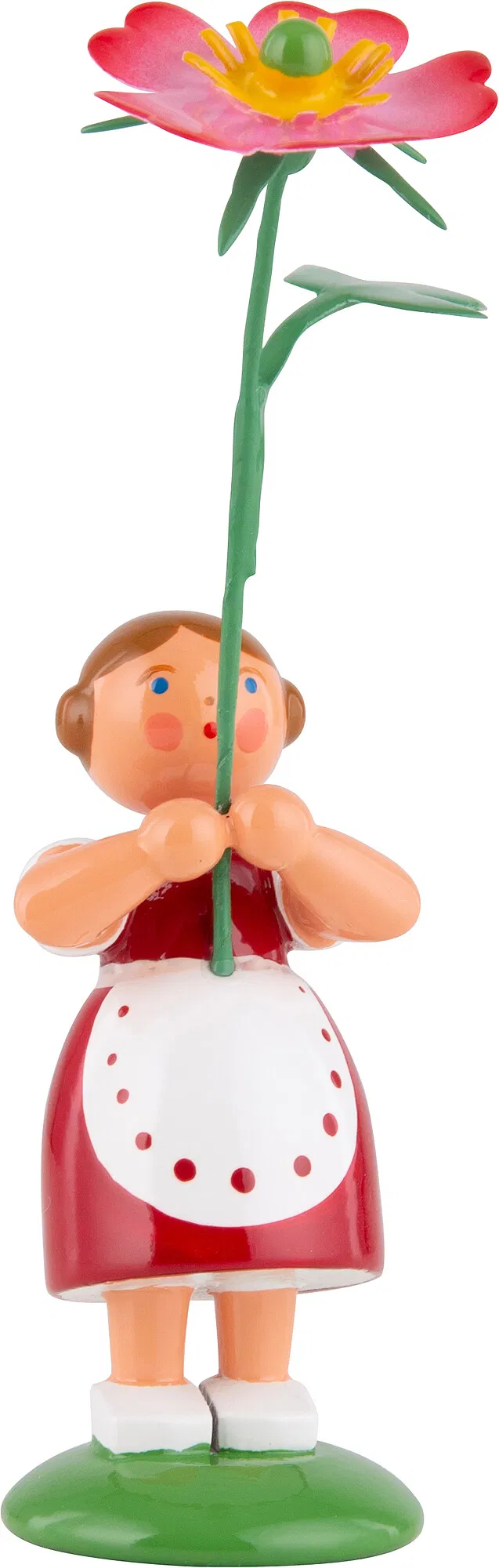 Mädchen mit  Heckenrose