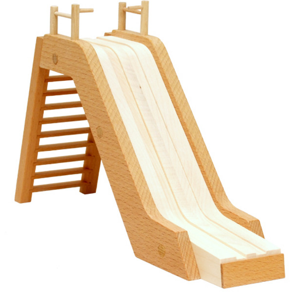 Ski jump without figures 7x16.5x29 cm