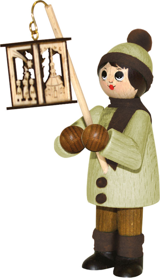 Figur groß, Laternenkind grün