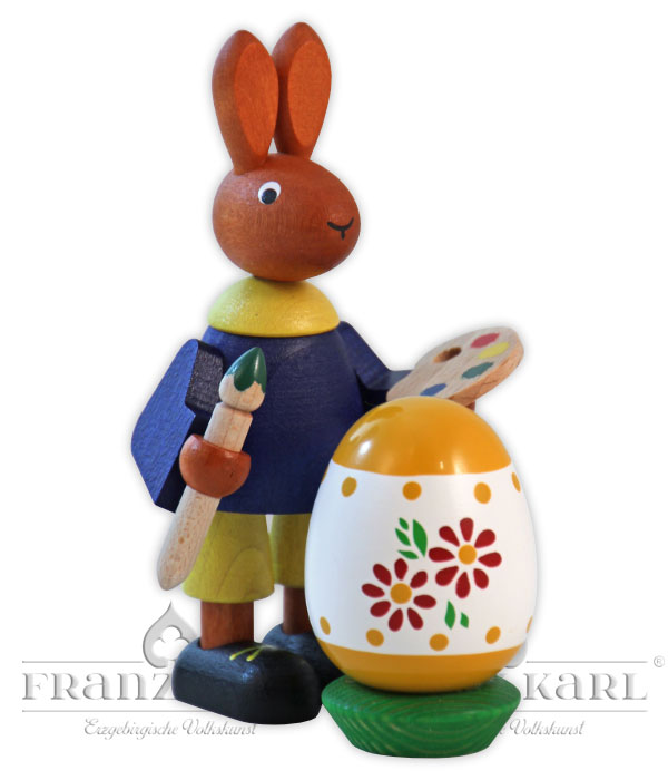 Coniglietto pasquale con uovo