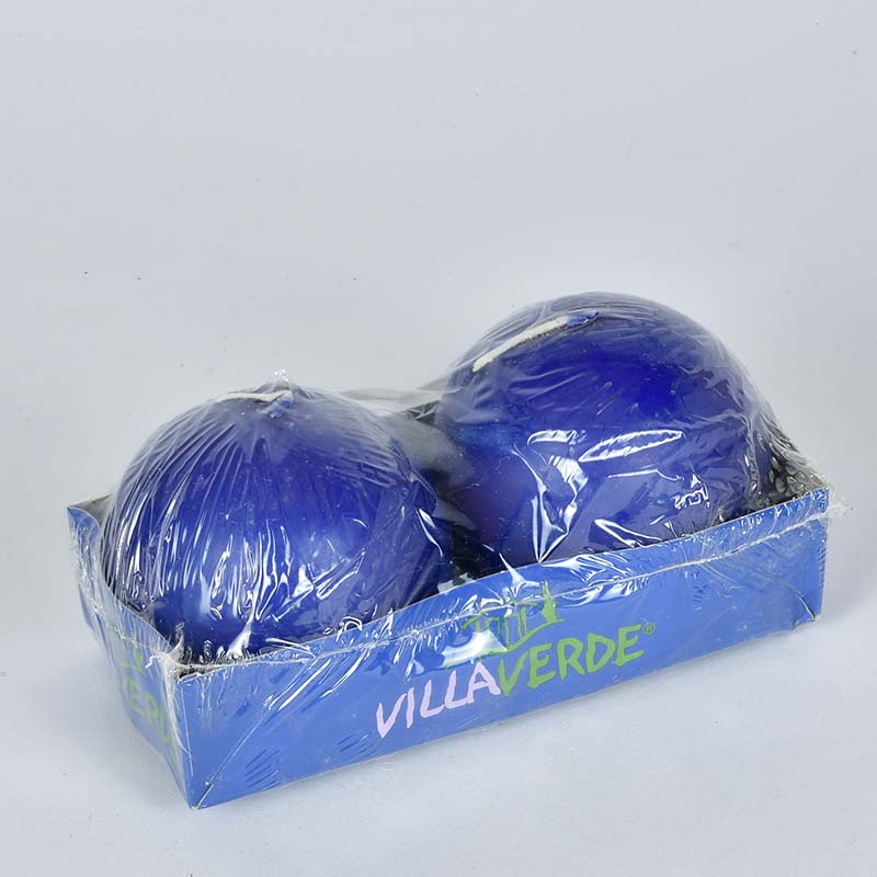 Pack of 2 80 mm ball candles
