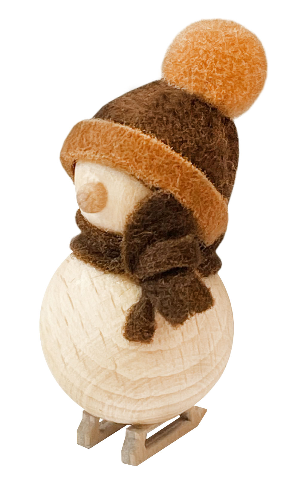 Pupazzo di neve piccolo, pattinatore