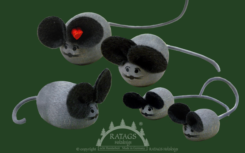 Mouse children, set of 5